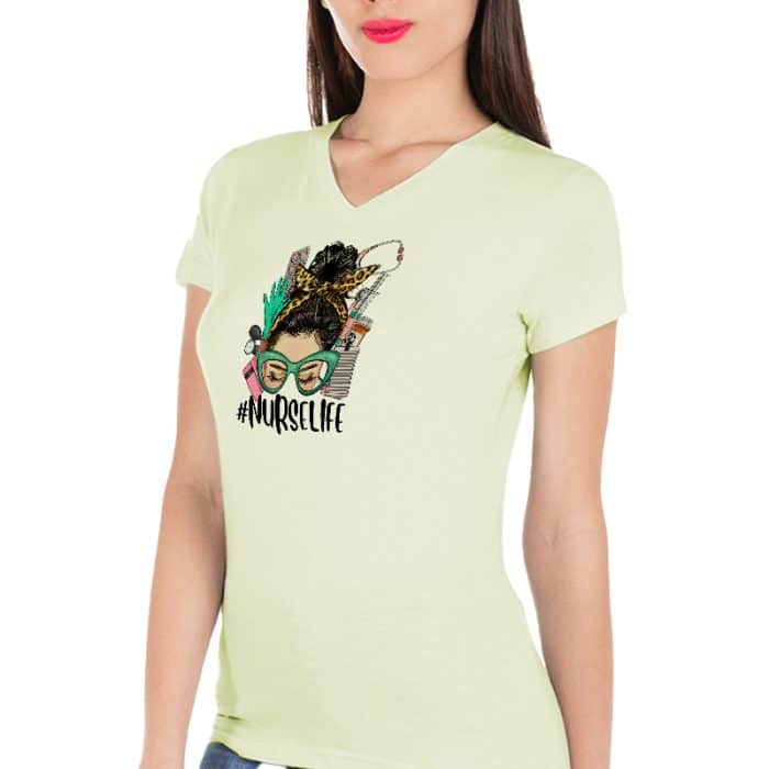 Camiseta cuello pico - Imagen 2